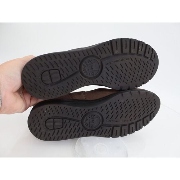 Mephisto Marsia Mary Jane Wedge Size 7.5 Brown Nubuck Pump Platform Slip On - Picture 8 of 13